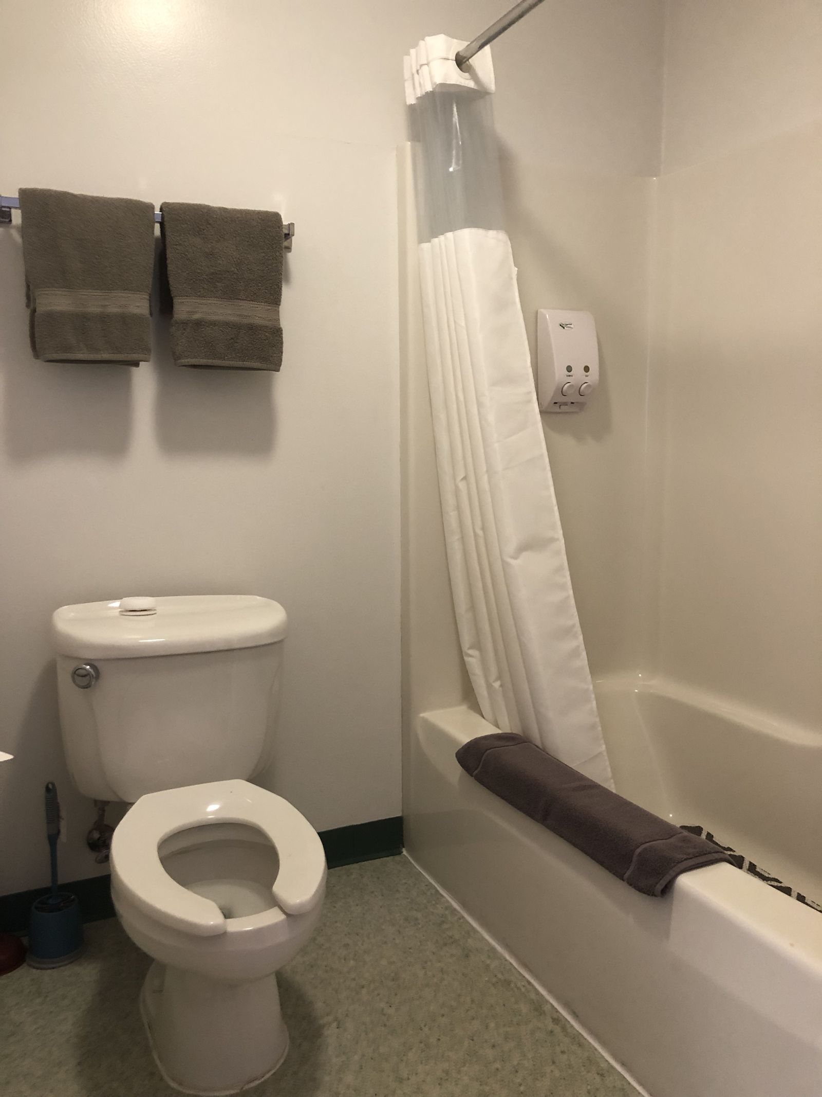 Clean private guest bathroom